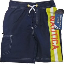 Nautica Boys' Swim Trunk with UPF 50 Sun Protection - Size 4T