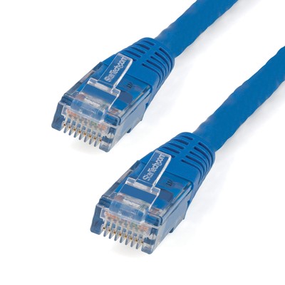 StarTech.com C6PATCH7BL 7 ft. Cat 6 Blue Molded UTP Patch Cable
