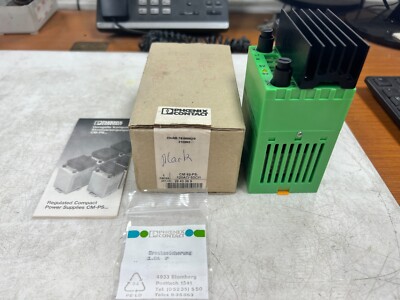   NEW PHOENIX CONTACT DC POWER SUPPLY 120 VAC IN 5 VDC OUT CM 62-PS-120AC/5DC/1
