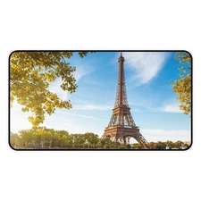 Paris Desk Pad Protector, Desk Mat, Laptop Desk Pad, Computer Desk Mat