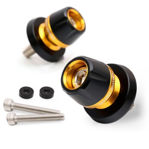 Gold BB01 CNC M10 Rear Swing Arm Spools For Kawasaki Ninja 300 R 13 14 15 16 17