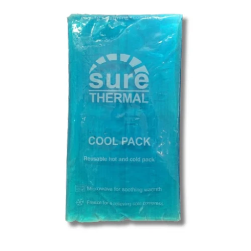 SURE THERMAL Reusable Cool Pack – Hot & Cold Gel Pack for Pain Relief, Injuries & Swelling