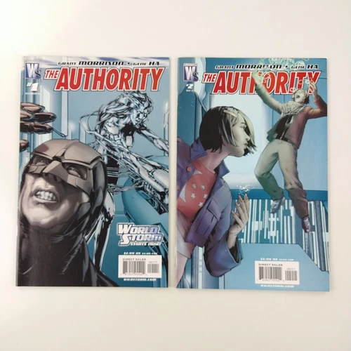 The Authority #1 #2 Lot 3rd Series NM- Grant Morrison Movie (2006 Wildstorm)