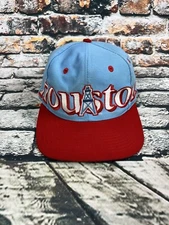 Houston Oilers Logo 7 Brand Snapback Adjustable Cap Vintage 1990`s RARE NFL Hat