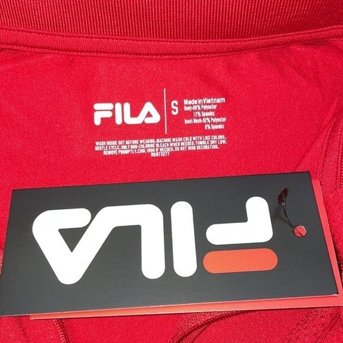 Nuevo polo de golf Fila Sport para mujer con cremallera frontal XS S M XL - Imagen 6 de 8