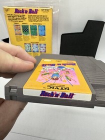 Rock 'n' Ball (Nintendo Entertainment System, 1990) NES CIB Complete - Tested