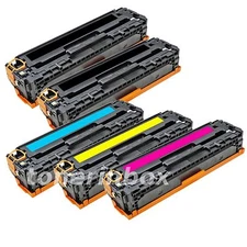 5 Compatible CB540A CB541A CB542A CB543A 125A Toner For HP CM1312 CP1215 CP1518