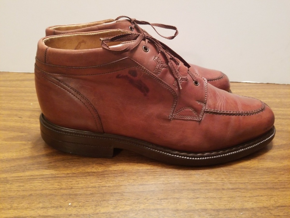 Bacco Bucci Men’s Gently Worn Ankle Boots Sz.11.5 M Brown Oxford Made In Italy Bacco Bucci Studios Chukka Boots Mens Brown | Mercari main image 4