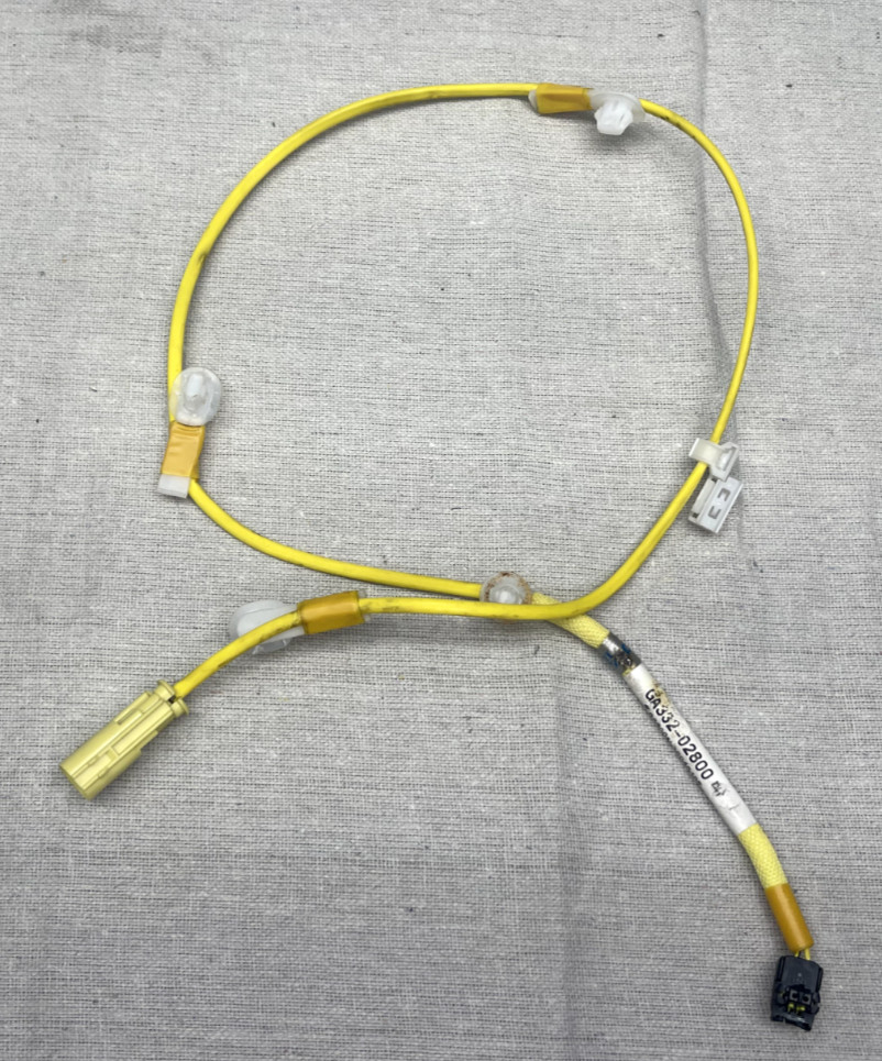 10-15 LEXUS IS250C IS350C FRONT RIGHT PASSENGER SEAT BAG WIRE RH OEM GA332-02800