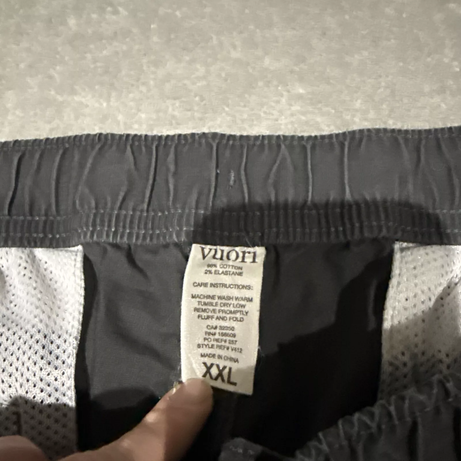 vuori ripstop climber cargo hiking stretch v412 34 inseam pants