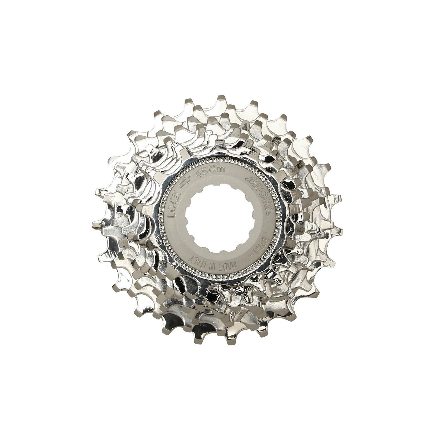 Cassette 9v Miche Campagnolo résout les sauts de chaîne avec son étagement 13-26