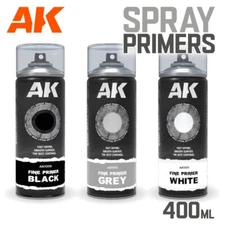 AK Interactive: SPRAY PRIMERS - Spray Paint Primer - 400ml