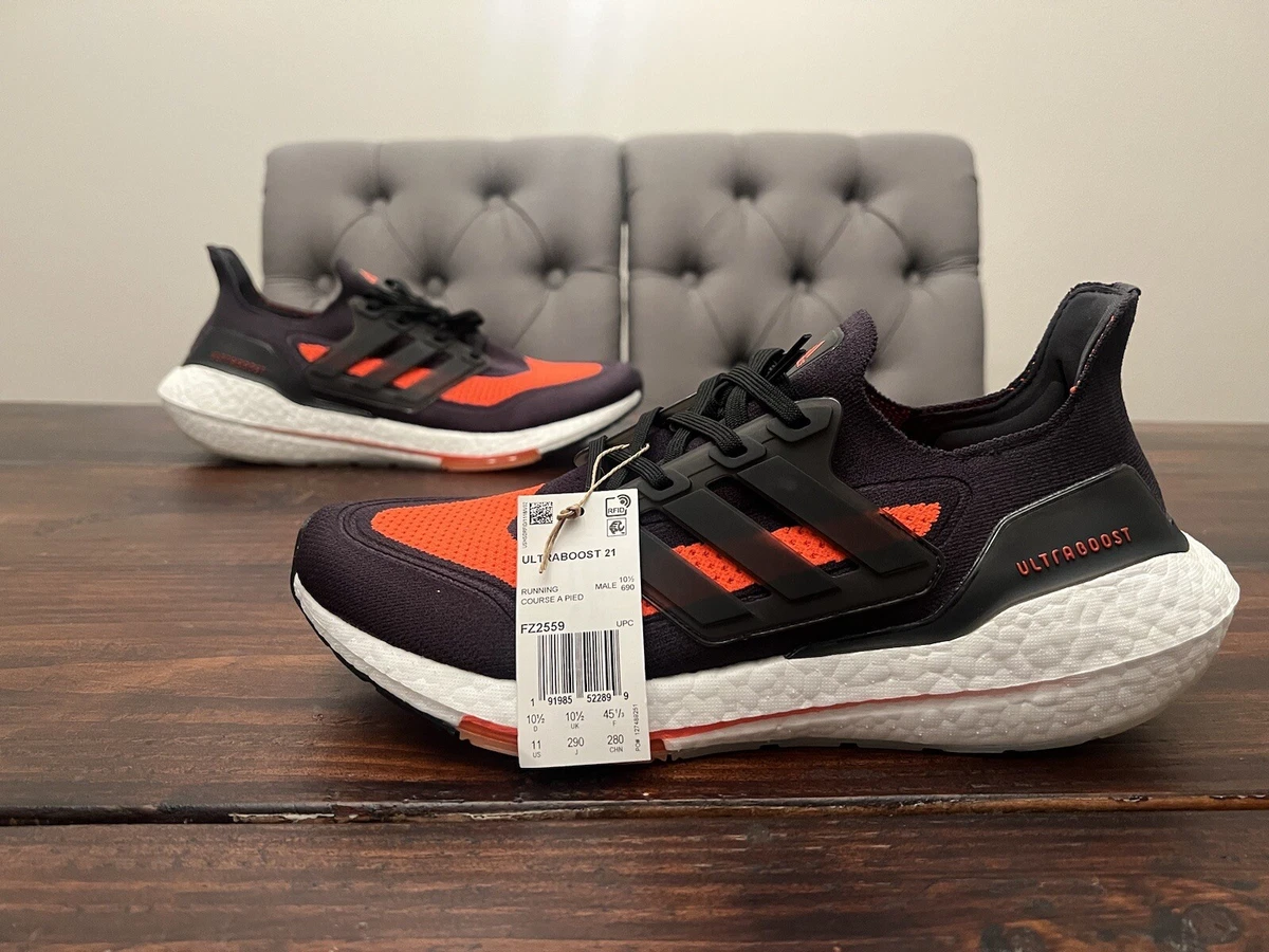 Adidas UltraBoost 21 Carbon Solar Red Running Shoes Size 11 Menu0026#039;s  FZ2559 $180 | eBay