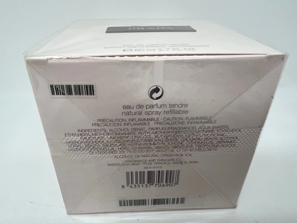 Prada Tendre por PRADA 2,7 FL oz / 80 ml eau de parfum spray recargable en caja Foto 4 de 4