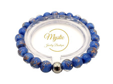 Mystic Custom Made For You Firefly Lampwork Glass Glow in the Dark Bracelet