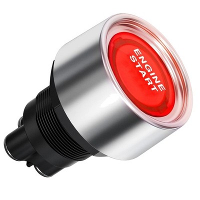 12V 24V Ignition Switch, Start Button, Car Boat Truck, LED, 50A, Panel Mount