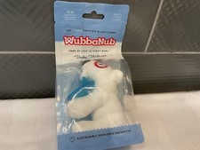 Wubbanub Pacifier Plush Combo Baby Bullseye Dog New 0-6 Mo Infant