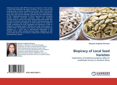 Biopiracy of Local Seed Varieties Manyara Angeline Munzara