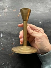 vintage brass candlestick