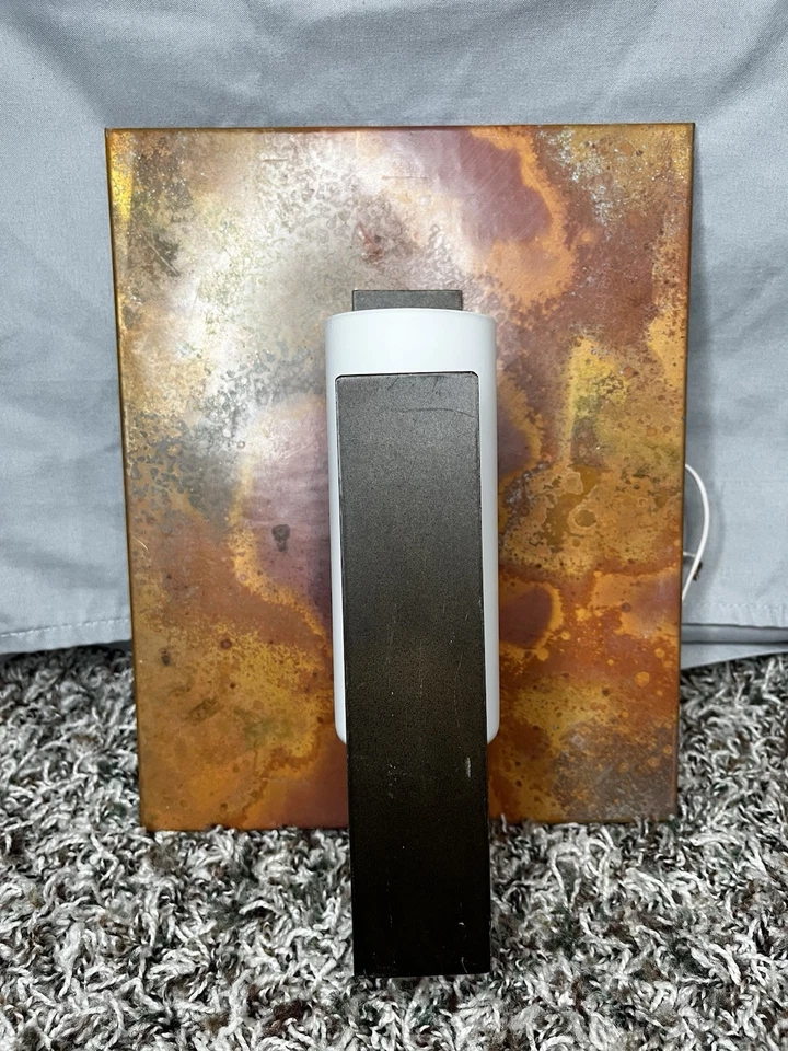 Hubbardton Forge - 2 Apliques de Pared Serie 10-21 Contemporáneos Color Marrón y Óxido Foto 2 de 4