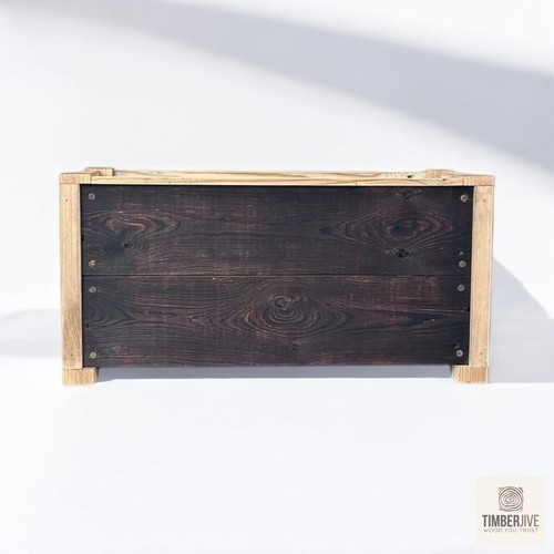 Long Garden Wooden Planter Trough – Handmade Rectangular Veg & Flower Box - Picture 11 of 12