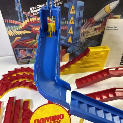 1989 Pressman Domino Rally Deluxe Set Complete + Domino Dealer Original Owner - Picture 4 of 13