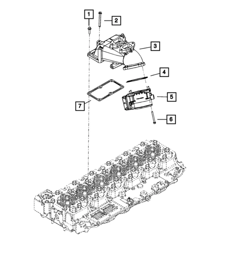 Nuevo cuerpo de acelerador de junta Mopar genuina OE 68005256AA Foto 4 de 4