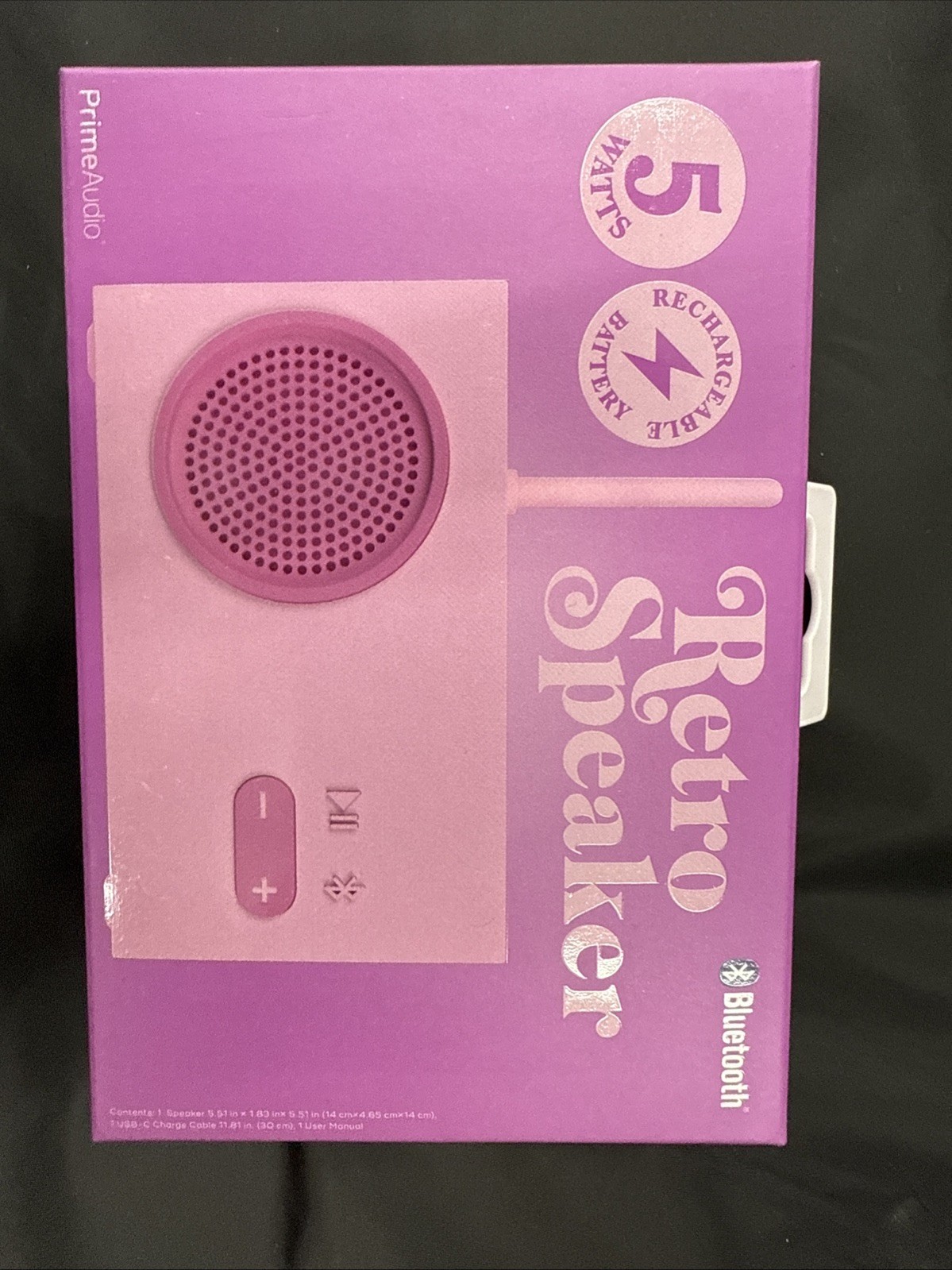 Vintage-Inspired Wireless Bluetooth Speaker with Rich Sound