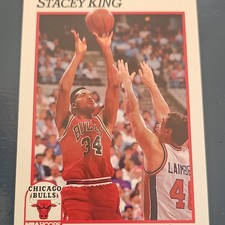 1991-92 NBA Hoops Stacey King #31 Chicago Bulls Base Set Basketball Card