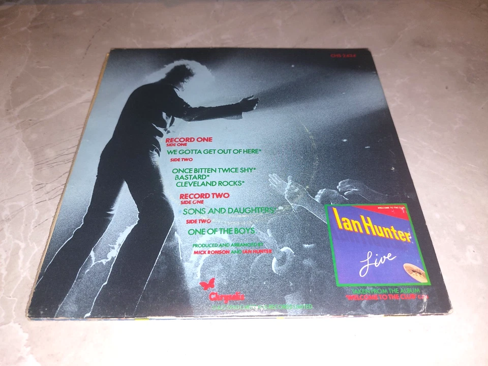 Ian Hunter – We Gotta Get Out Of Here 2 X 7" SINGLE EXCELLENT 1980 P/S - Image 2 of 3