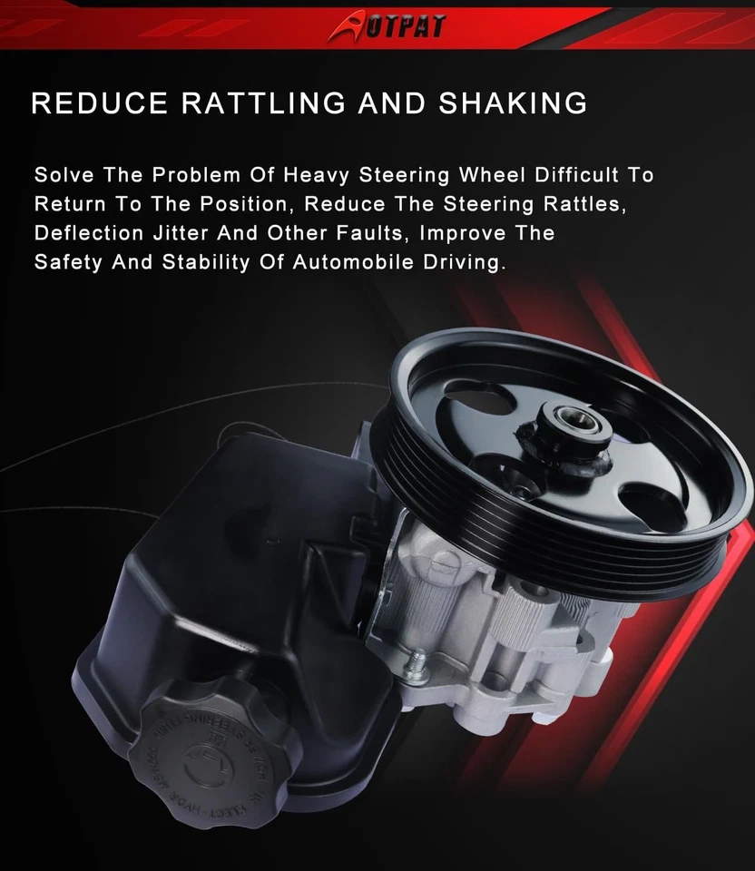 21-5429 Power Steering Pump Fits for:-Dodge Dakota V6 3.7L Petrol 2005 2006...  - Image 4 of 4