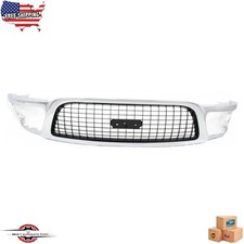 Fits 1999 Ford Expedition Front Grille Chrome Shell With Gray Insert Fo1200377