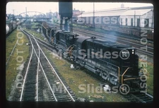 Duplicate Slide PRR Pennsylvania RR ALCO RSD12 8670 & 3 Action