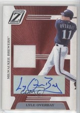 2005 Donruss Zenith Z-Jerseygraphs Prime 3/25 Lyle Overbay #ZB-37 Auto fm0