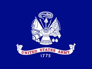 United States Army US Army Flag Insignia Logo Self Adhesive Vinyl Sticker