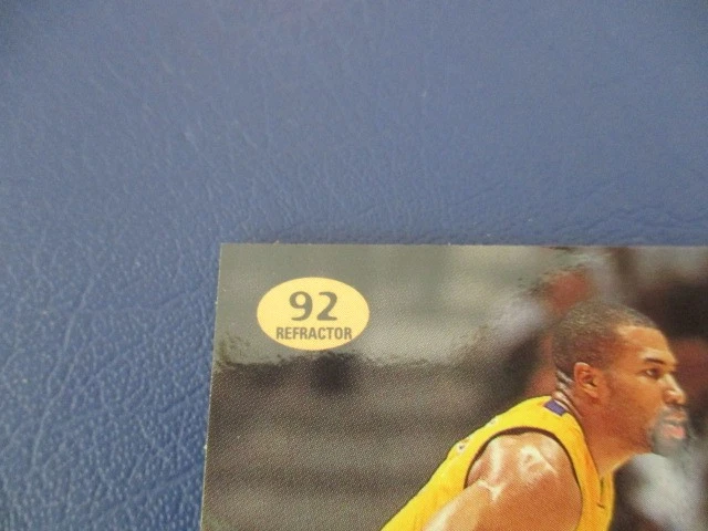 🏀 1999-00 Stadium Club Chrome Refractor  #92 Derek Fisher -Los Angeles Lakers- - Image 3 of 3
