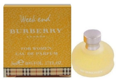 Burberry Weekend ''Orange'' For Women Perfume 0.15 oz ~ 4.5 ml Mini EDP Splash