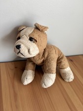 Vintage Russ Berrie Russ Luv Pets Bullet Bulldog Puppy Dog Plush
