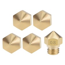 5Pcs M7x0.7mm 3D Printer Nozzle Brass Nozzles Extruder for MK10 3D Printer