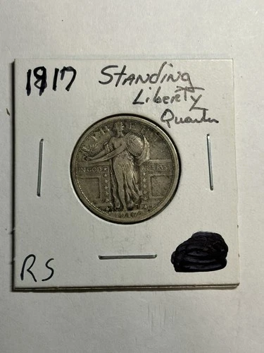 1917 Standing Liberty Type 1 Silver Quarter VF Better Variety
