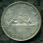 1960 Queen Elizabeth II Silver Dollar, Business Strike, Lustre, BU/UNC   R30