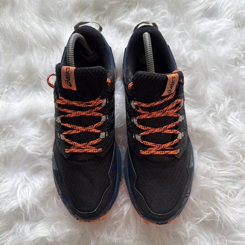 Asics Gel-FujiTrabuco 8 Trail Shoes Men’s Running Black, Orange, Blue Size 7 UK - Picture 6 of 14