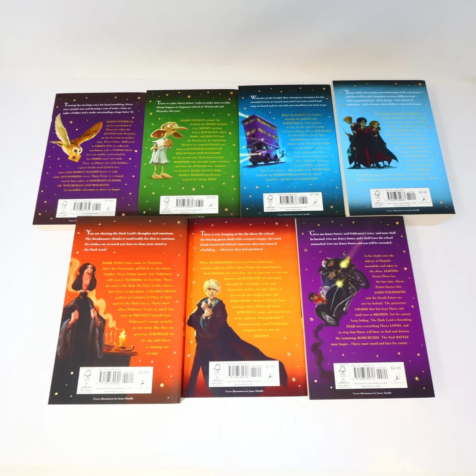 Harry Potter The Complete Collection J.K. Rowling 7-Book Set Bloomsbury 2010s UK - Image 2 of 4