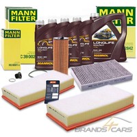 MANN-FILTER Inspektionspaket FÜR Audi Q7 4L 4.2 Tdi 326 / 340 Ps Bj 07-15