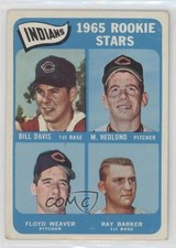 1965 Topps High # Bill Davis Mike Hedlund Floyd Weaver Ray Barker #546 qp4
