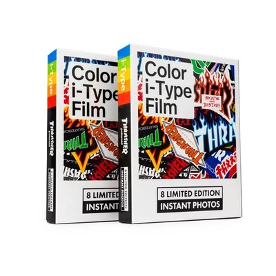 2x Polaroid i-Type Color Film - Trasher Edition 8 Bilder iType Farbfilm - Bild 1 von 4