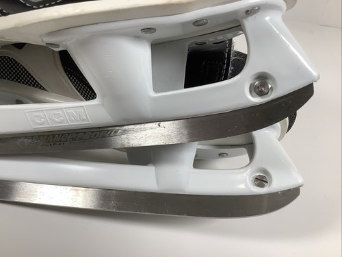 CCM Tacks 455 Pro Lite 3 Ice Hockey Skates Mens US Size 8.5 E/B Made in Canada - Picture 13 of 14