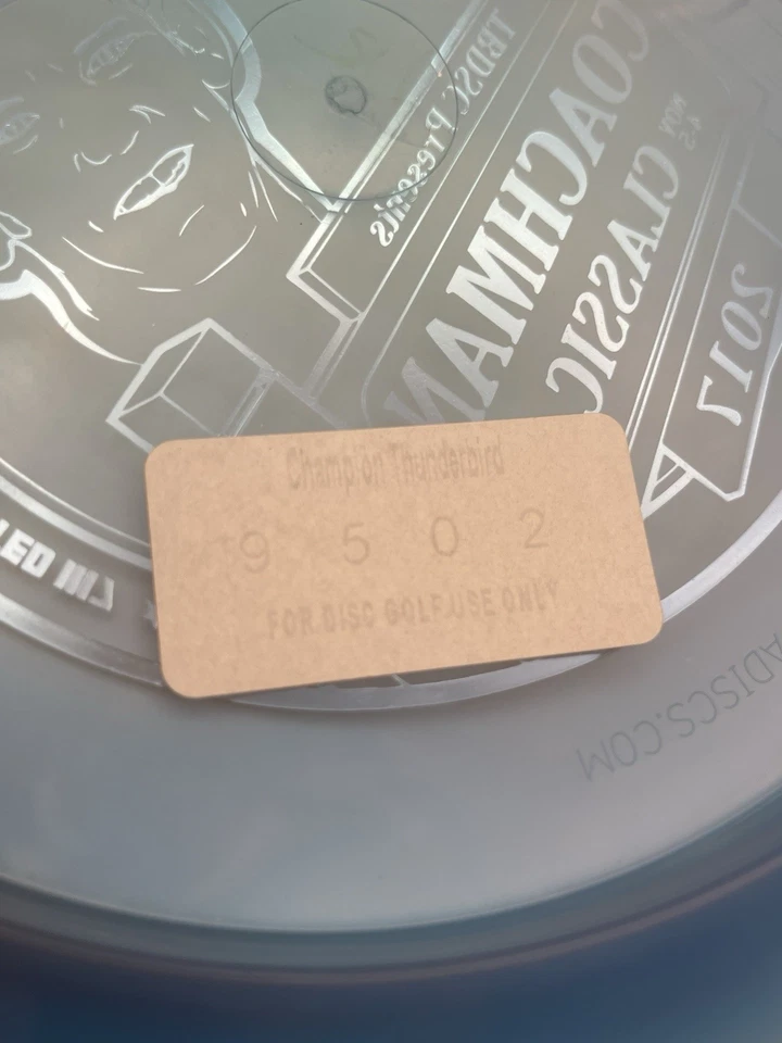 Controlador de calle Innova Disc Golf Champion Clear Blue 2017 Thunderbird 174 g Foto 3 de 4