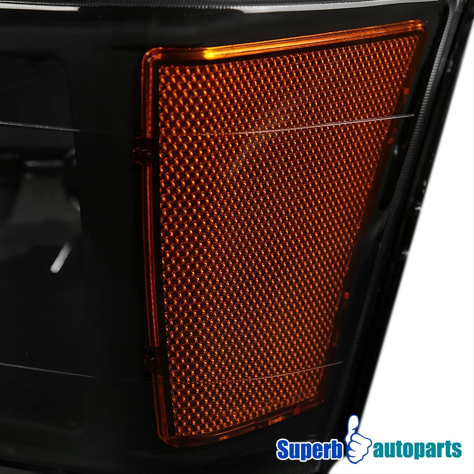 Fit 2004-2012 Chevy Colorado GMC Canyon 06-08 ISUZU Black Headlights Bumper Lamp Foto 3 de 4