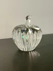 Vintage Waterford Crystal Apple Paperweight GREAT TEACHER GIFT